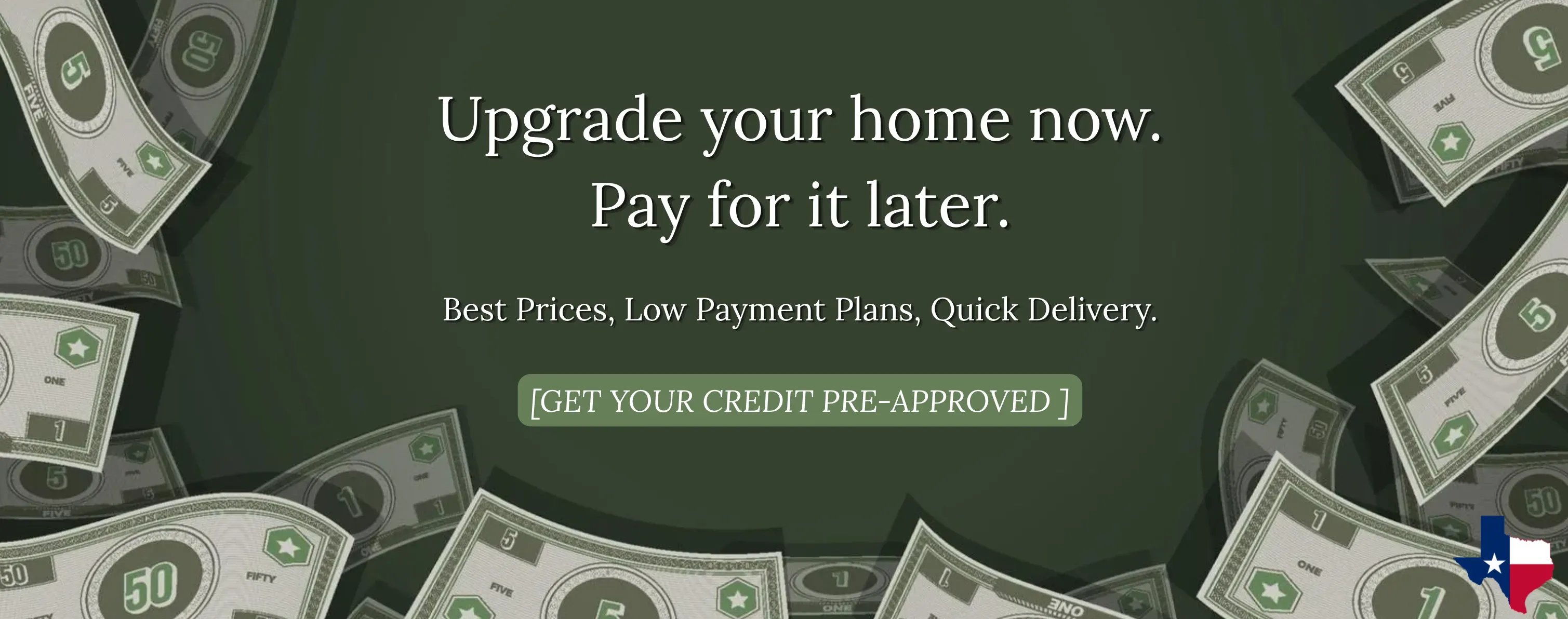 Upgrade now, pay later.